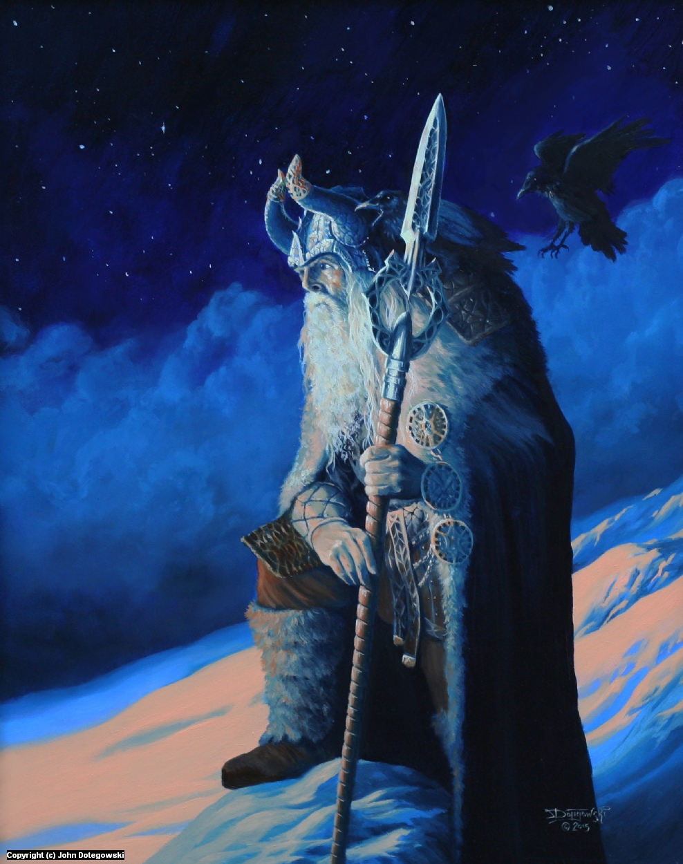 Infected By Art » Art Gallery » John Dotegowski » Odin Allfather in