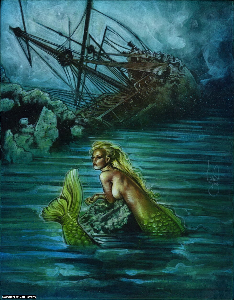 Infected By Art » Art Gallery » Jeff Lafferty » Mermaid in Fantasy Art
