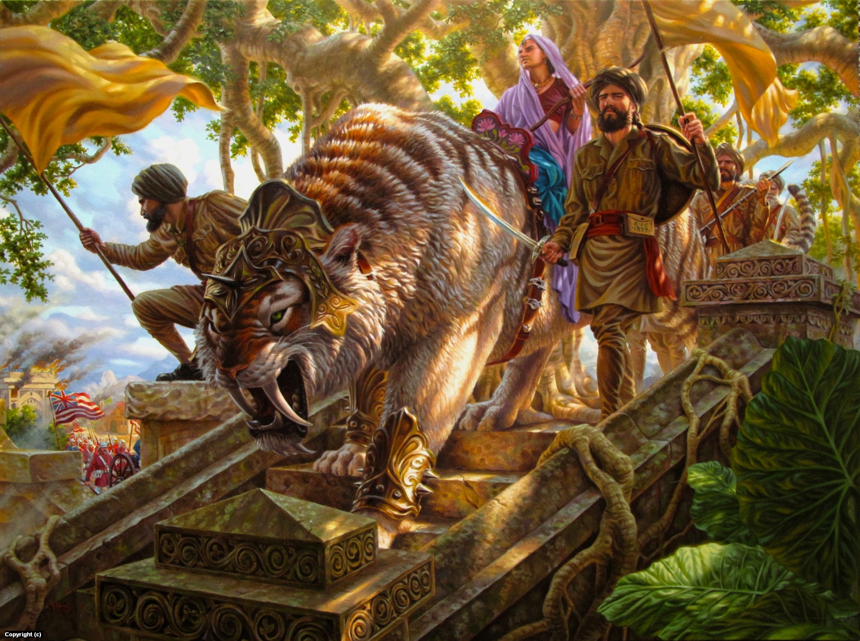 Infected By Art » Art Gallery » raoul vitale » Sepoy Rebellion in Raoul