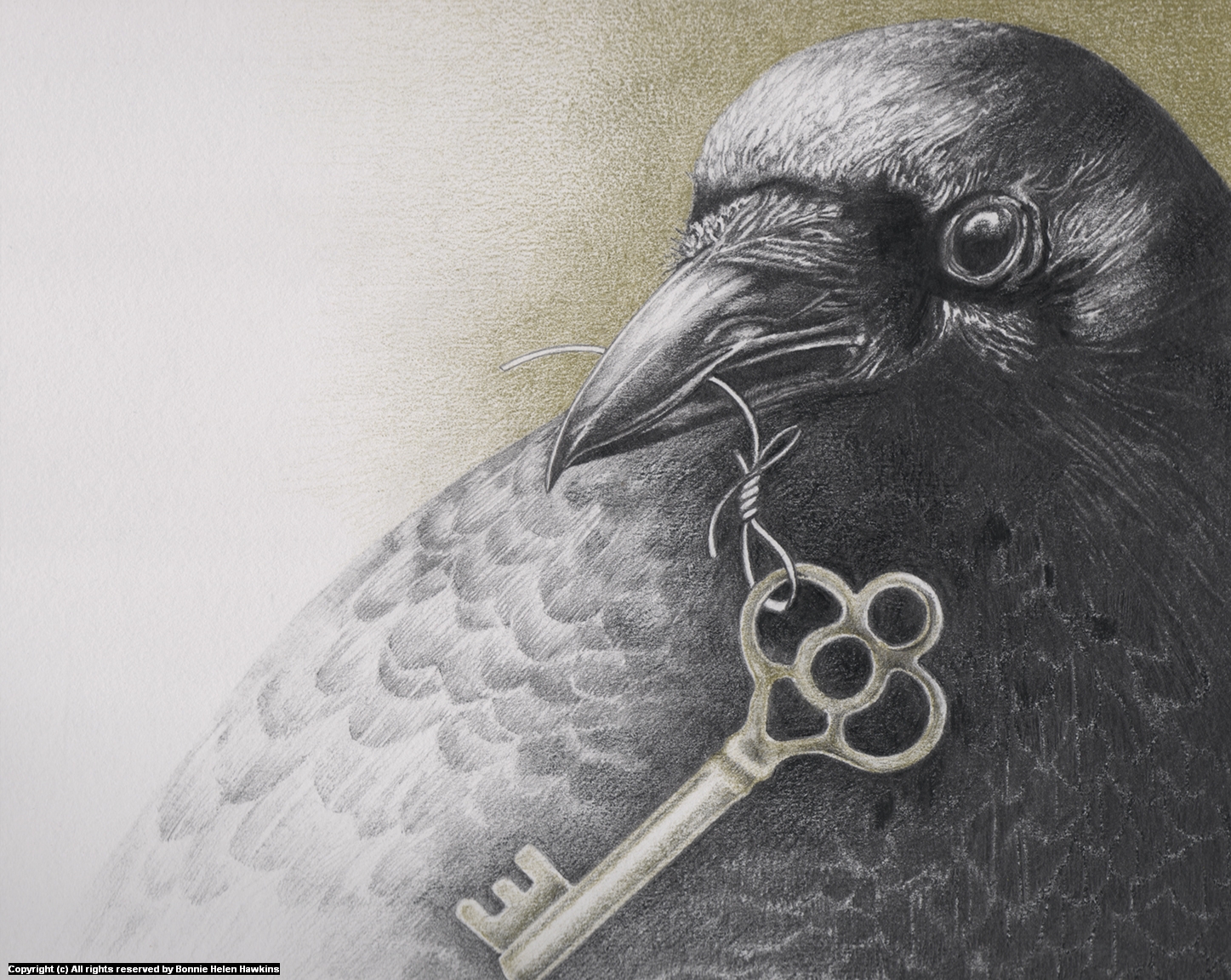 Infected By Art » Art Gallery » Bonnie Helen Hawkins » Wee 6 In 52 Crows