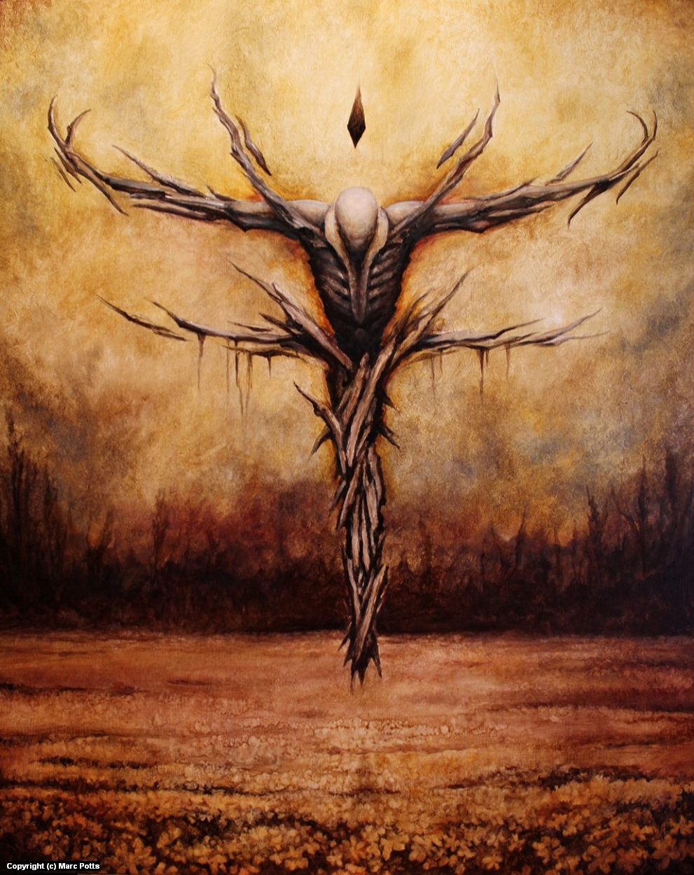 Infected By Art » Art Gallery » Marc Potts » Spectre in Traditional Art