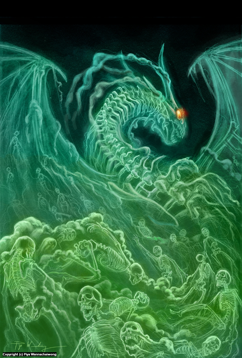 Infected By Art » Art Gallery » Piya Wannachaiwong » Ghost Dragon in My ...