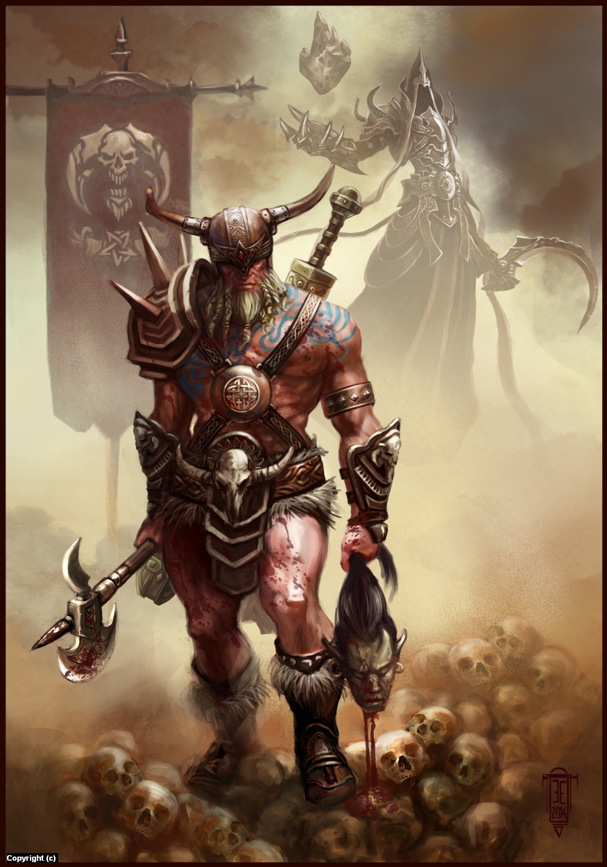 Infected By Art » Art Gallery » Emilian Enache » Barbarian in My ...