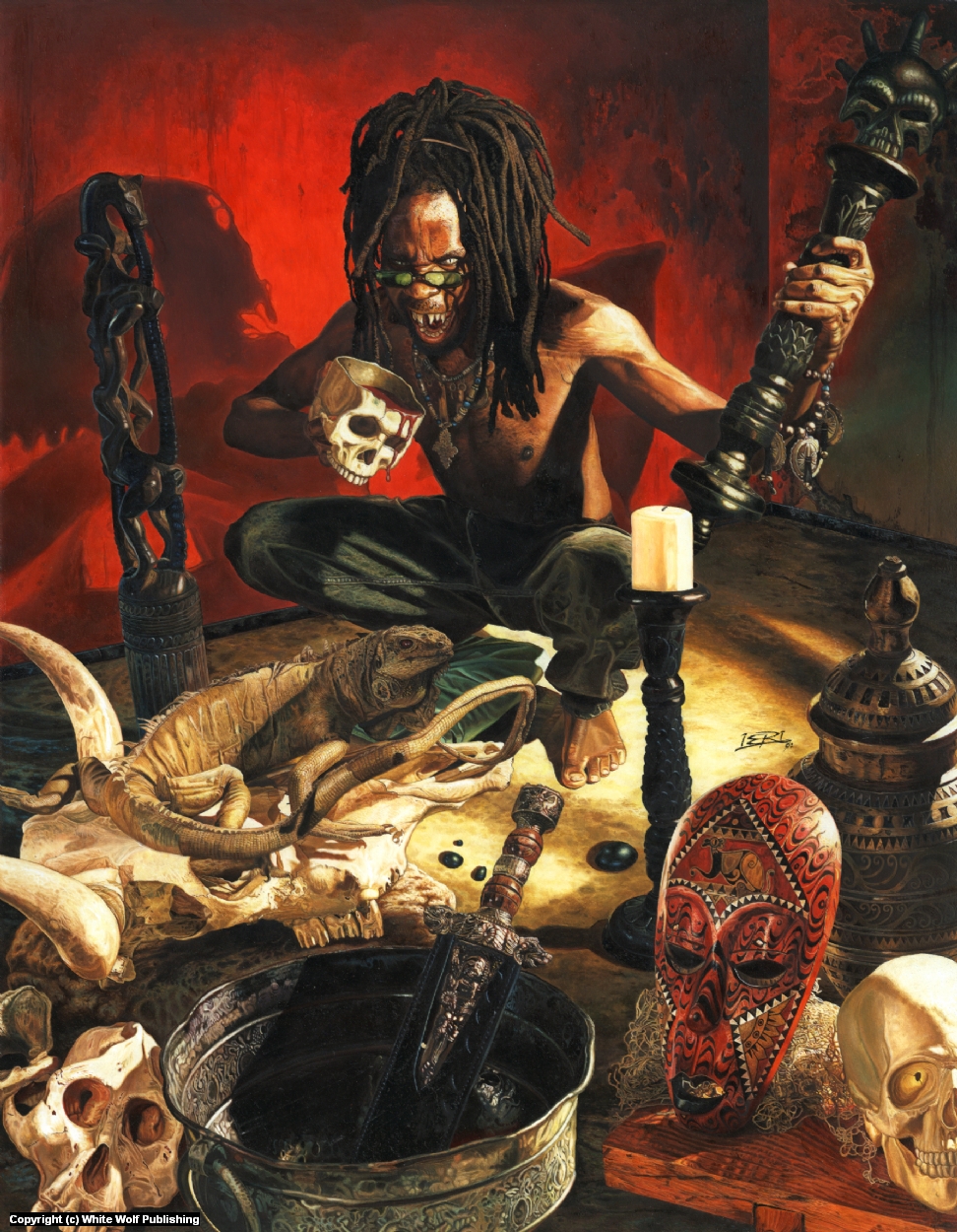 Infected By Art » Art Gallery » Dave Leri » Blood Magic in Dave Leri Art