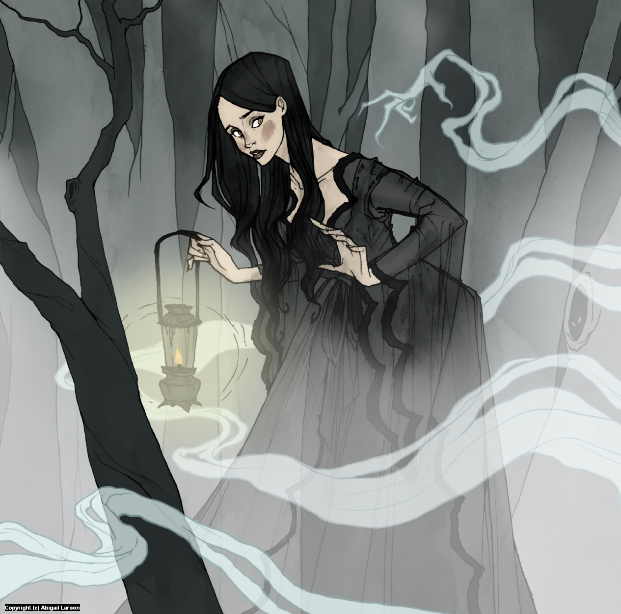 Infected By Art » Art Gallery » Abigail Larson » What Lies in the Mist ...